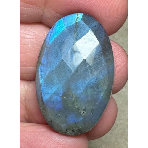 Oval 31x20mm Faceted Labradorite Cabochon 26