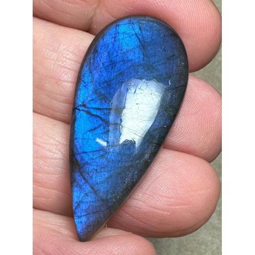 Teardrop 40x18mm Natural Blue Labradorite Cabochon 246