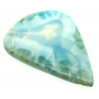 Teardrop 69x51mm Larimar Cabochon 46