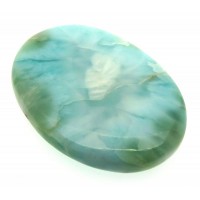 Oval 42x30mm Larimar Cabochon 62