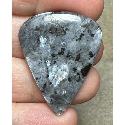 Teardrop 36x27mm Larvikite Cabochon 34