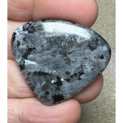 Teardrop 31x36mm Larvikite Cabochon 35