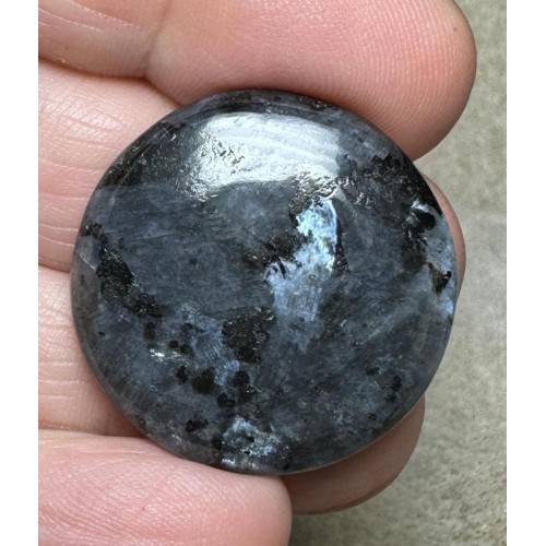 Round 28x28mm Larvikite Cabochon 42