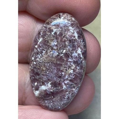 Oval 33x18mm Lepidolite Cabochon 19