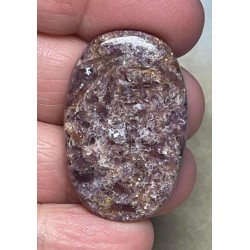 Oval 36x23mm Lepidolite Cabochon 22