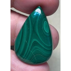 Teardrop 31x20mm Malachite Cabochon 45
