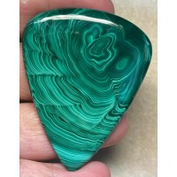 Teardrop 58x46mm Malachite Cabochon 67