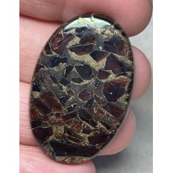 Oval 42x27mm Mohave Garnet Cabochon 09