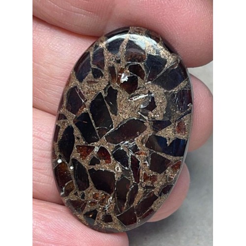 Oval 41x26mm Mohave Garnet Cabochon 14