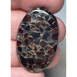 Oval 37x24mm Mohave Garnet Cabochon 15