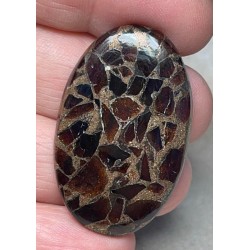 Oval 41x26mm Mohave Garnet Cabochon 16