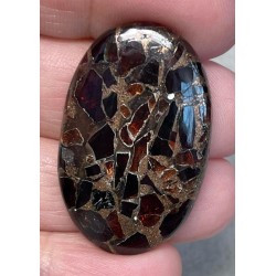 Oval 38x24mm Mohave Garnet Cabochon 22