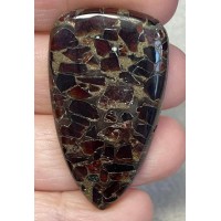 Freeform 46x26mm Mohave Garnet Cabochon 28