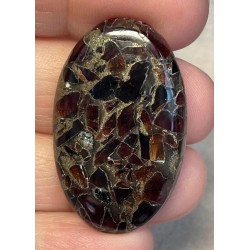 Oval 38x23mm Mohave Garnet Cabochon 29