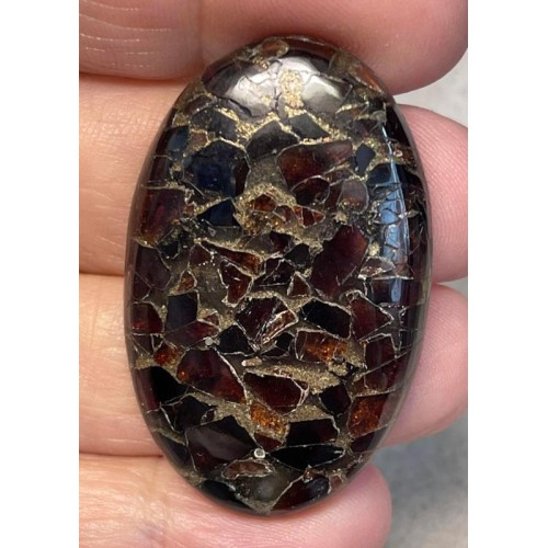 Oval 43x27mm Mohave Garnet Cabochon 32