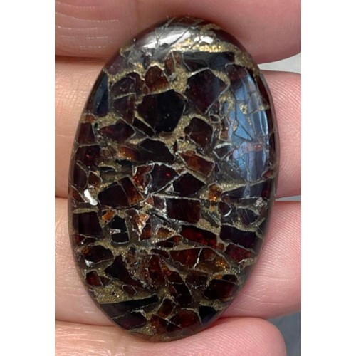 Oval 43x27mm Mohave Garnet Cabochon 38