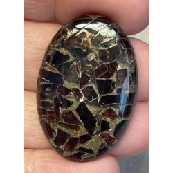 Oval 36x24mm Mohave Garnet Cabochon 43