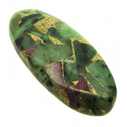 Oval 44x18mm Mohave Ruby Zoisite Cabochon 08