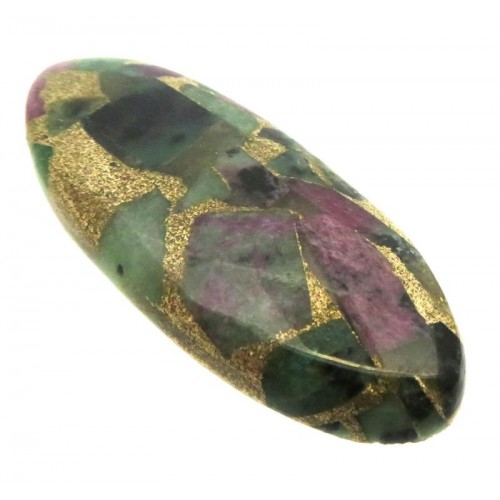 Oval 44x18mm Mohave Ruby Zoisite Cabochon 13