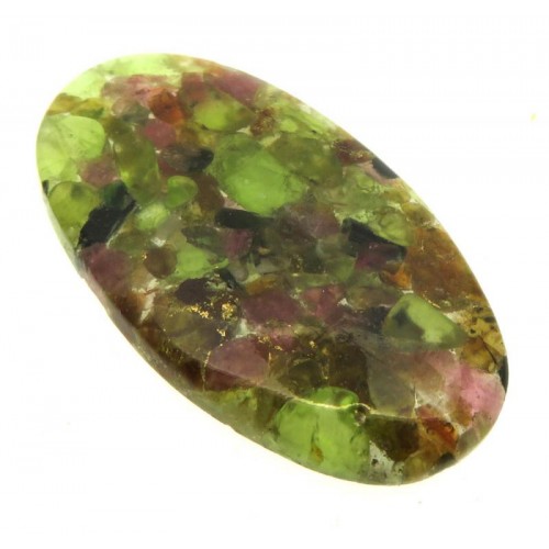 Oval 39x21mm Mohave Tourmaline Cabochon 01