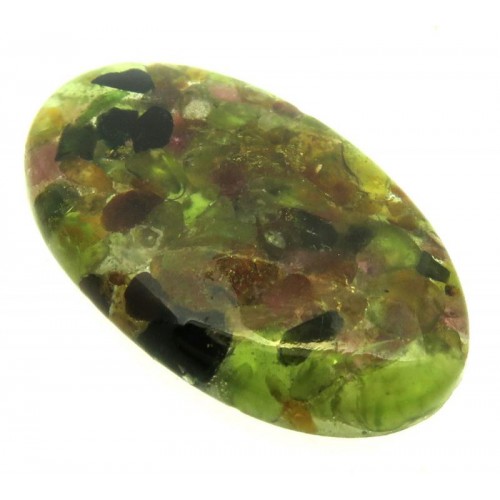 Oval 38x22mm Mohave Tourmaline Cabochon 03