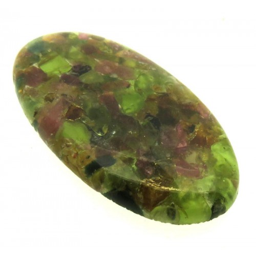 Oval 40x21mm Mohave Tourmaline Cabochon 06
