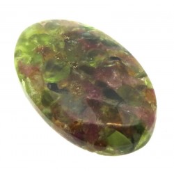 Oval 38x22mm Mohave Tourmaline Cabochon 08