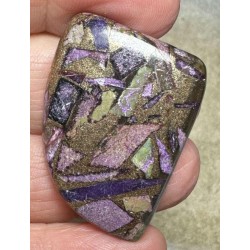 Freeform 39x26mm Mohave Atlantasite Cabochon 03