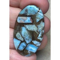 Oval 41x24mm Mohave Larimar Cabochon 04