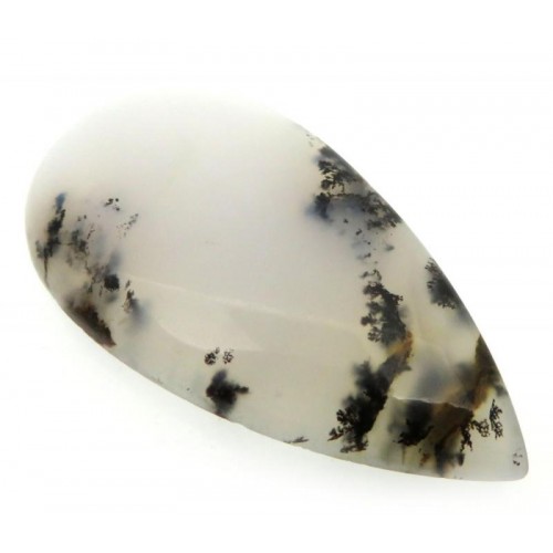 Teardrop 50x27mm Dendritic Opal Cabochon 01