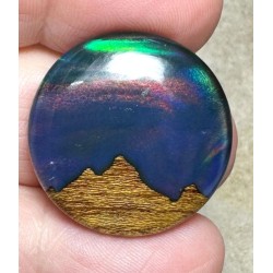 Round 26x26mm Aurora Opal Scene Cabochon 02