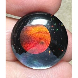 Round 22x22mm Aurora Opal Scene Cabochon 21