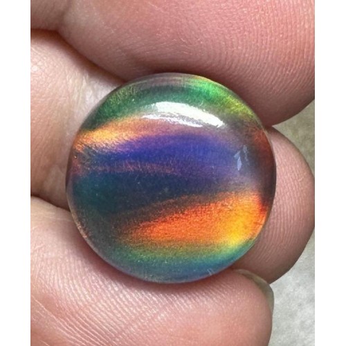 Round 17x17mm Aurora Opal Cabochon 39