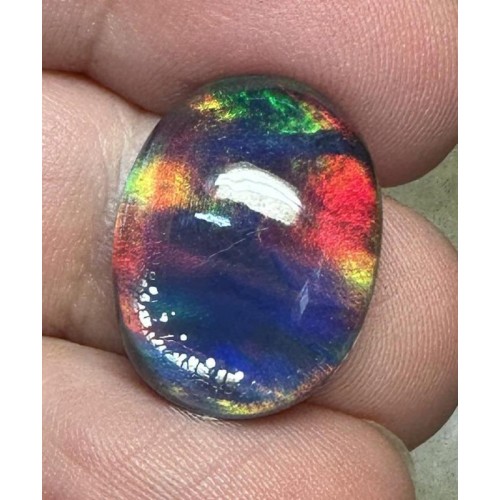 Oval 19x14mm Aurora Opal Cabochon 45