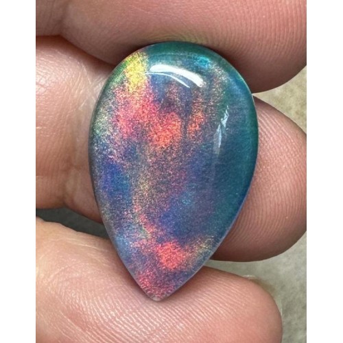 Teardrop 23x15mm Aurora Opal Cabochon 74