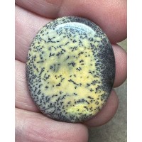 Oval 33x28mm Sunset Coloured Dendritic Opal Cabochon 81