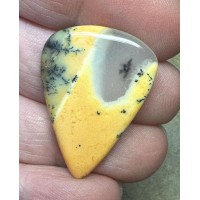 Teardrop 33x23mm Sunset Coloured Dendritic Opal Cabochon 82