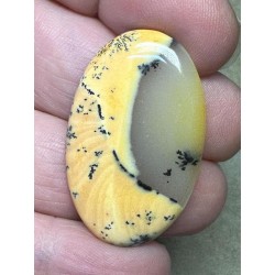 Oval 36x22mm Sunset Coloured Dendritic Opal Cabochon 113
