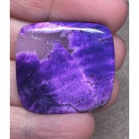 Rectangle 31x30mm Purple Coloured Dendritic Opal Cabochon 115