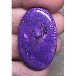 Oval 38x23mm Purple Coloured Dendritic Opal Cabochon 117