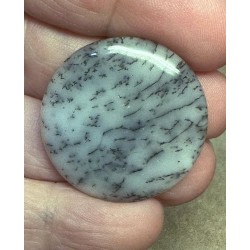 Round 31x31mm Dendritic Opal Cabochon 12