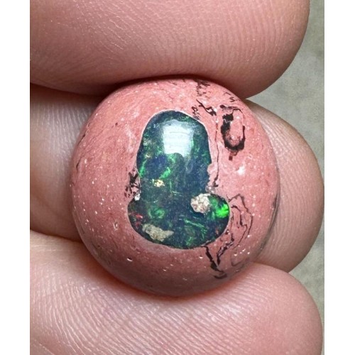 Oval 16x15mm Mexican Galaxy Opal Cabochon 60