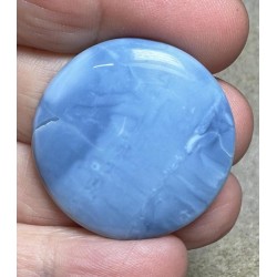 Round 32x32mm Owyhee Blue Opal Cabochon 22