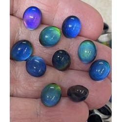 10x Oval 10x8mm Colour Changing Mood Stone Pack