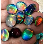 10x Mixed Aurora Opal Cabochon Pack