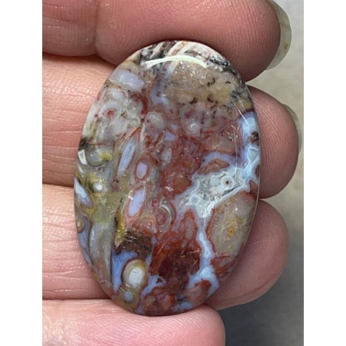 Oval 37x24mm Palm Agate Cabochon 17