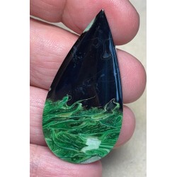 Teardrop 48x24mm Coloured Palm Root Cabochon 36
