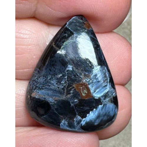 Teardrop 27x22mm Pietersite Cabochon 84