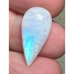 Teardrop 23x11mm Rainbow Moonstone Cabochon 63