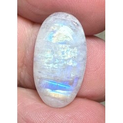 Oval 22x12mm Rainbow Moonstone Cabochon 65